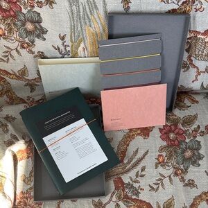 Paper Republic Grand Voyager Leather Traveler’s Notebook petrol blue ribbon kit